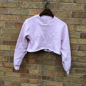 TNA Cozy Fleece Sweater XS Pink